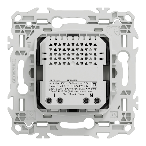 Dimensions chargeur USB Type-C Odace S920401